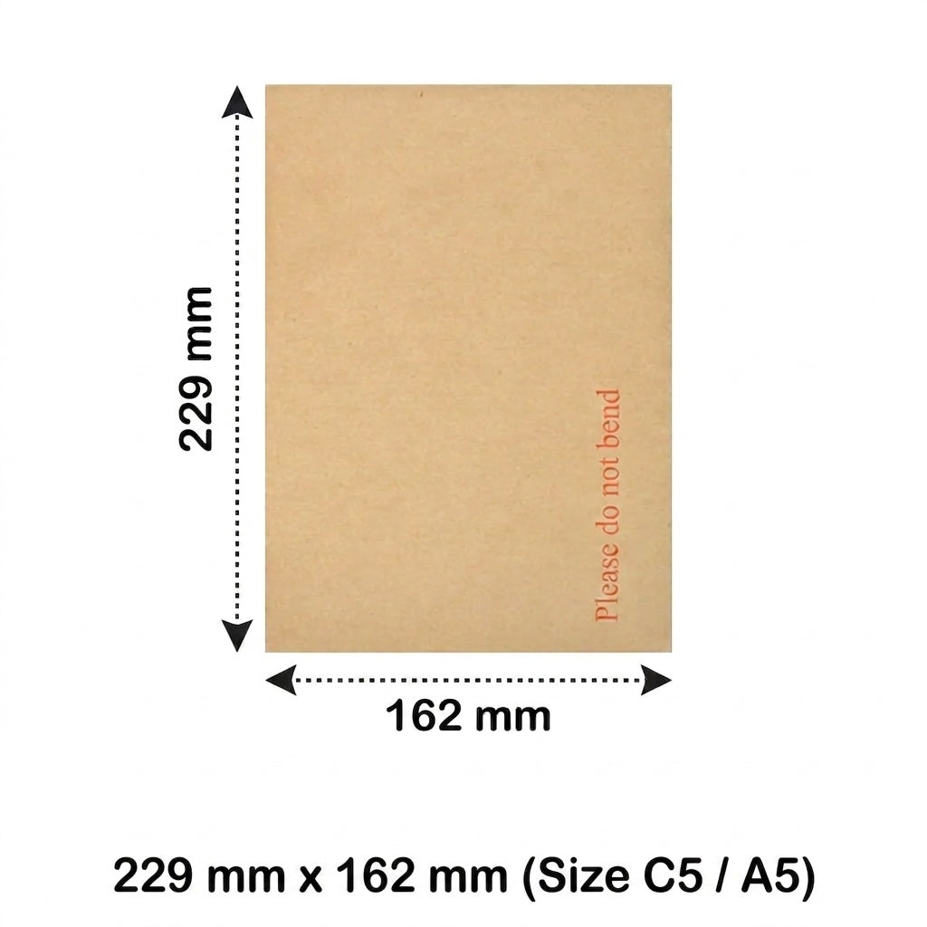 Board Backed Envelopes - C5 Manila