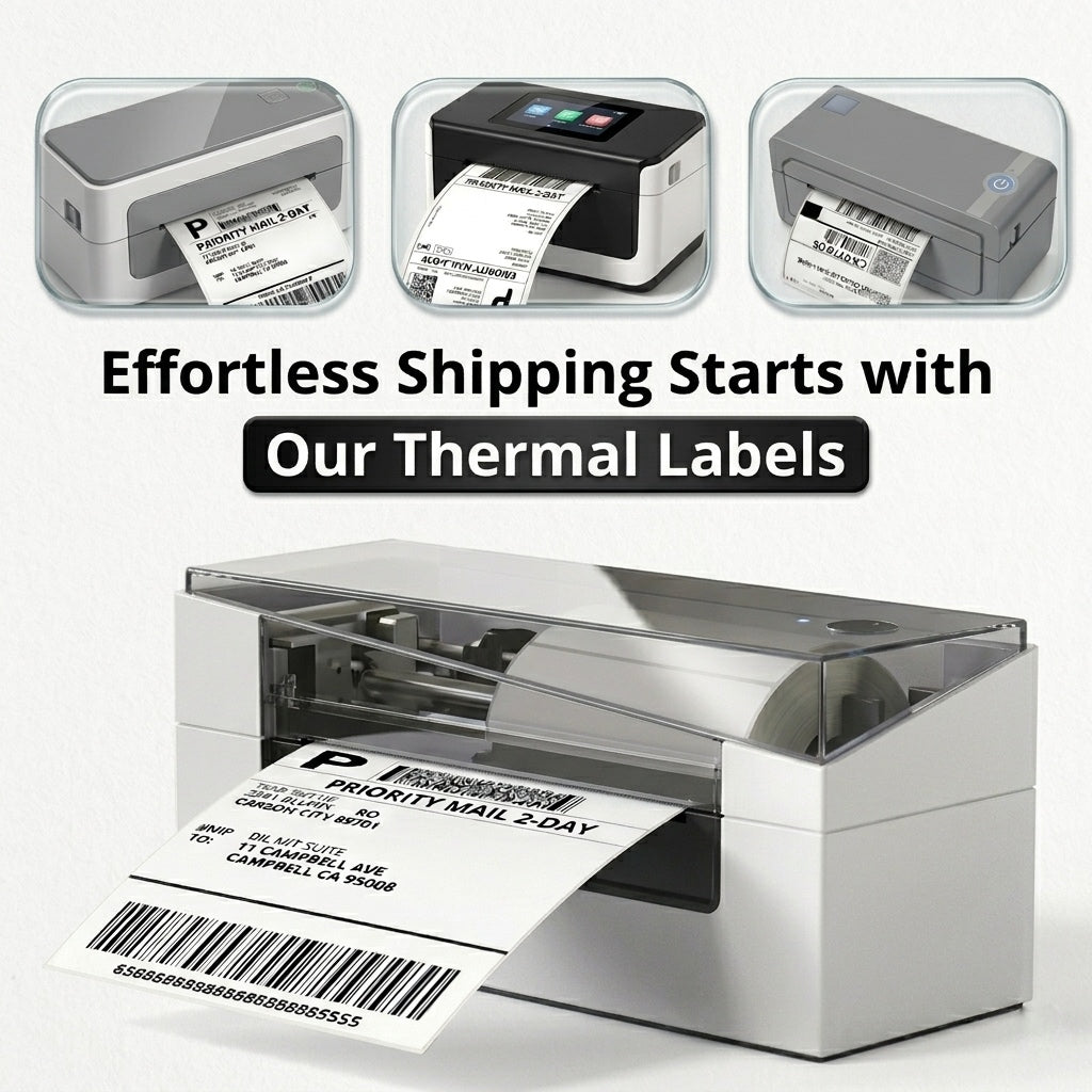 4x6 Inches (100x150 mm) Thermal Label Rolls