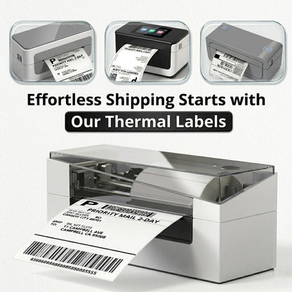 4x6 Inches (100x150 mm) Thermal Label Rolls