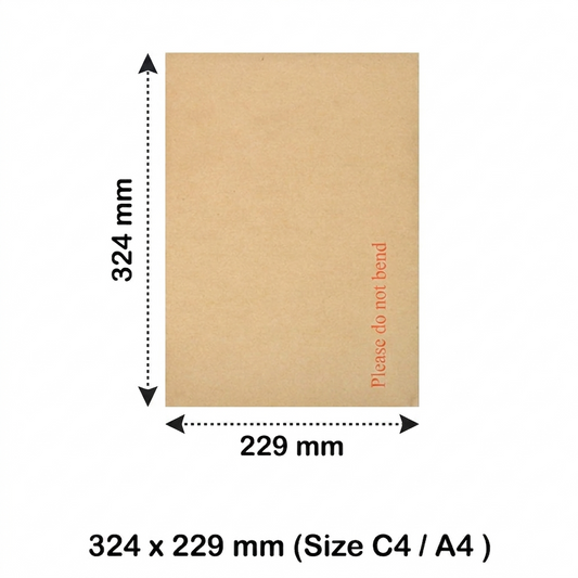 Board Backed Envelopes - All Sizes