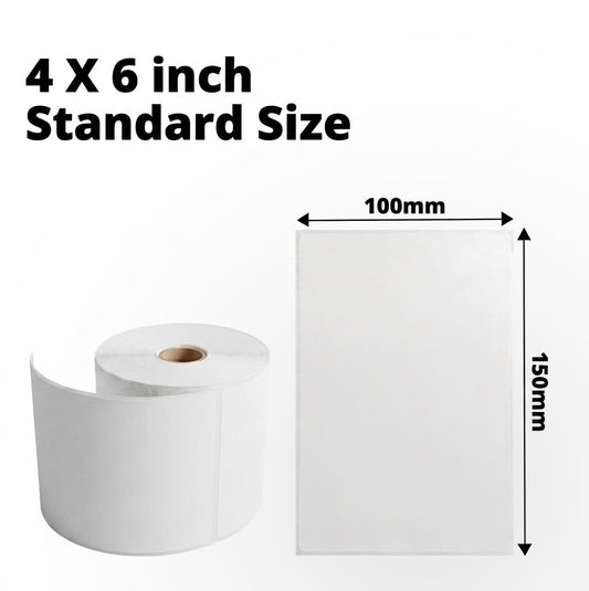 4x6 Inches (100x150 mm) Thermal Label Rolls